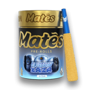 Blueberry ZaZa mates, muha mates, muha meds mates, mates pre rolls, muha mates pre rolls, muha pre rolls, infused mini joint, infused mini joints, muha meds flavors, muha meds thc percentage, muhas flavors,