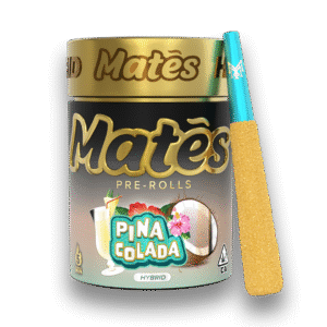 Pina Colada mates, muha mates, muha meds mates, mates pre rolls, muha mates pre rolls, muha pre rolls, infused mini joint, infused mini joints, muha meds flavors, muha meds thc percentage, muhas flavors,
