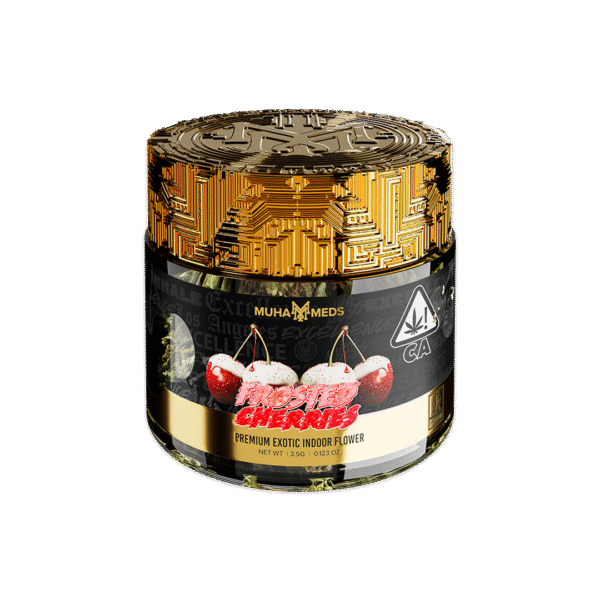Frosted Cherries muha meds flower, muha meds flower, muha meds thca, muha meds 3.5, muha meds indica, indica flower black,