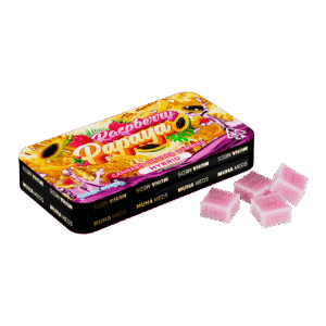 Raspberry Papaya, muha meds edibles, muha meds gummies, muha edibles, muha gummies, muha med gummies,