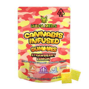 Strawberry Lemon, muha meds edibles, muha meds gummies, muha edibles, muha gummies, muha med gummies,