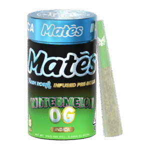Watermelon OG mates, muha mates, muha meds mates, mates pre rolls, muha mates pre rolls, muha pre rolls, infused mini joint, infused mini joints, muha meds flavors, muha meds thc percentage, muhas flavors,